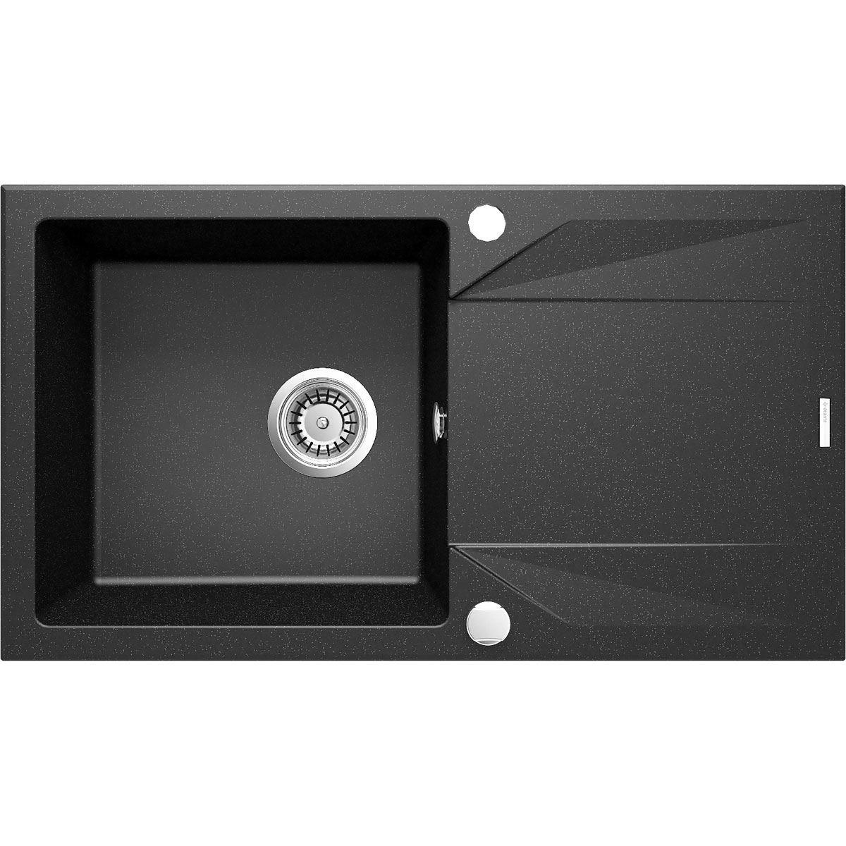 deante Granit-Einbauspüle Evora graphite 78 x 44 x 19,3 cm