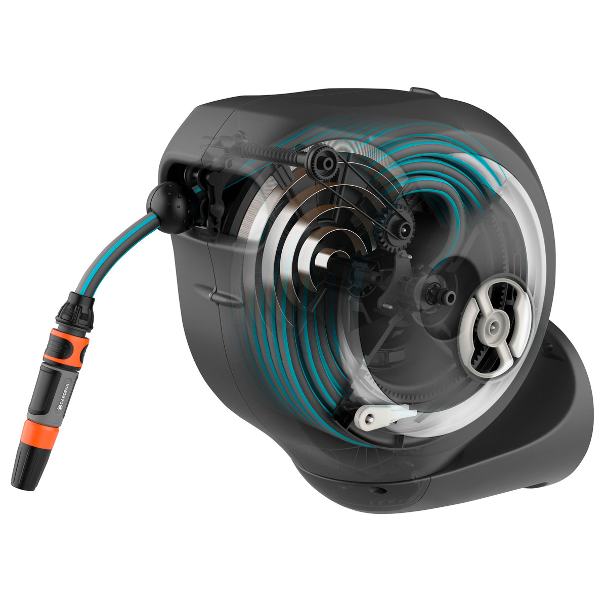 Gardena  Wandschlauchbox RollUp M 20m schwarz Bild 5