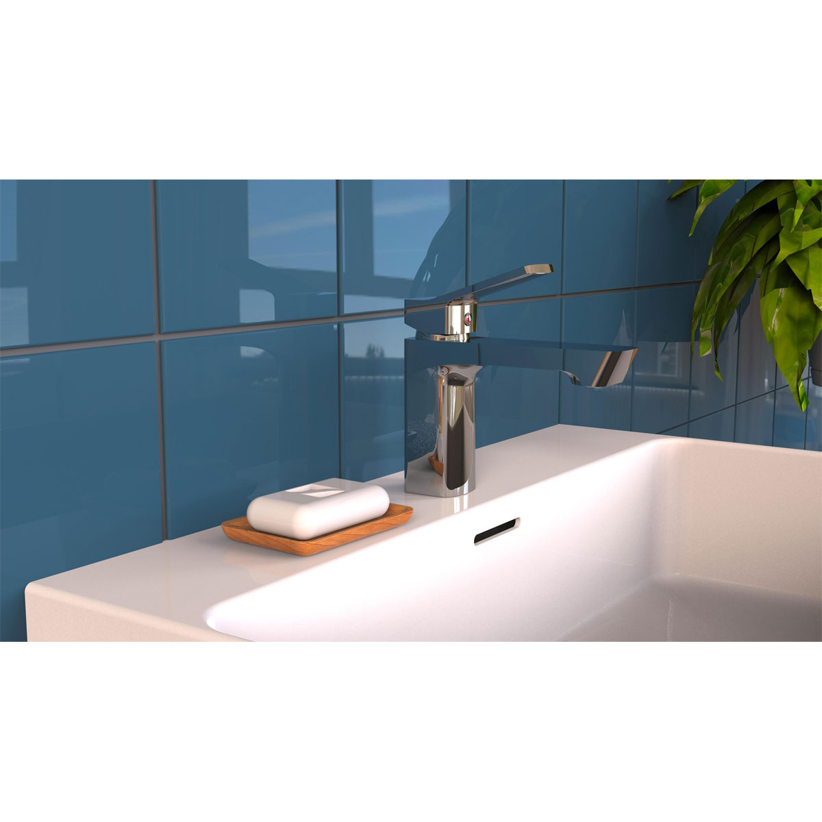 Schütte  WT-Armatur Stilo,chrom, Kartusche mit Bild 3