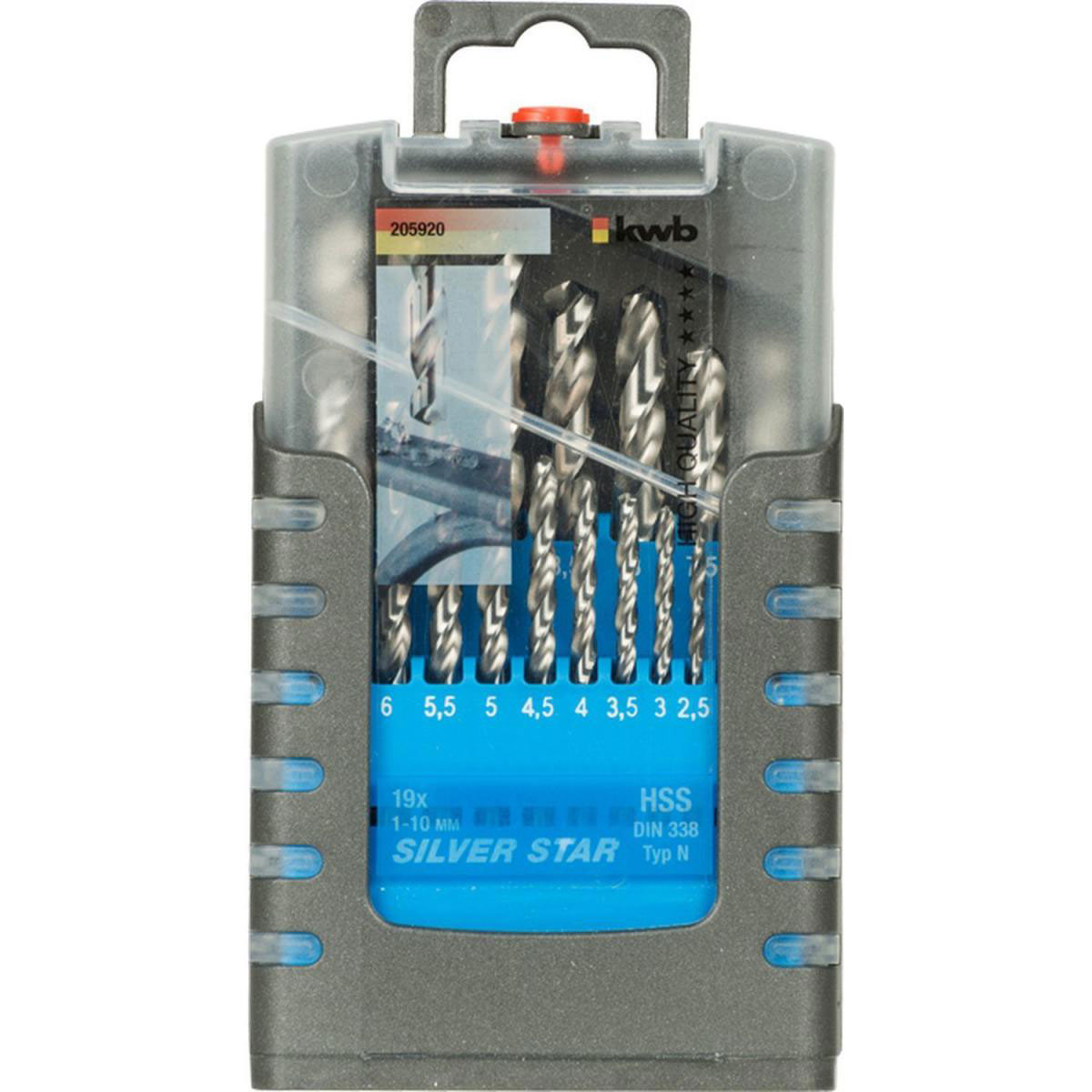 kwb  Spiralbohrer Silver Star 19 teilig Bild 2