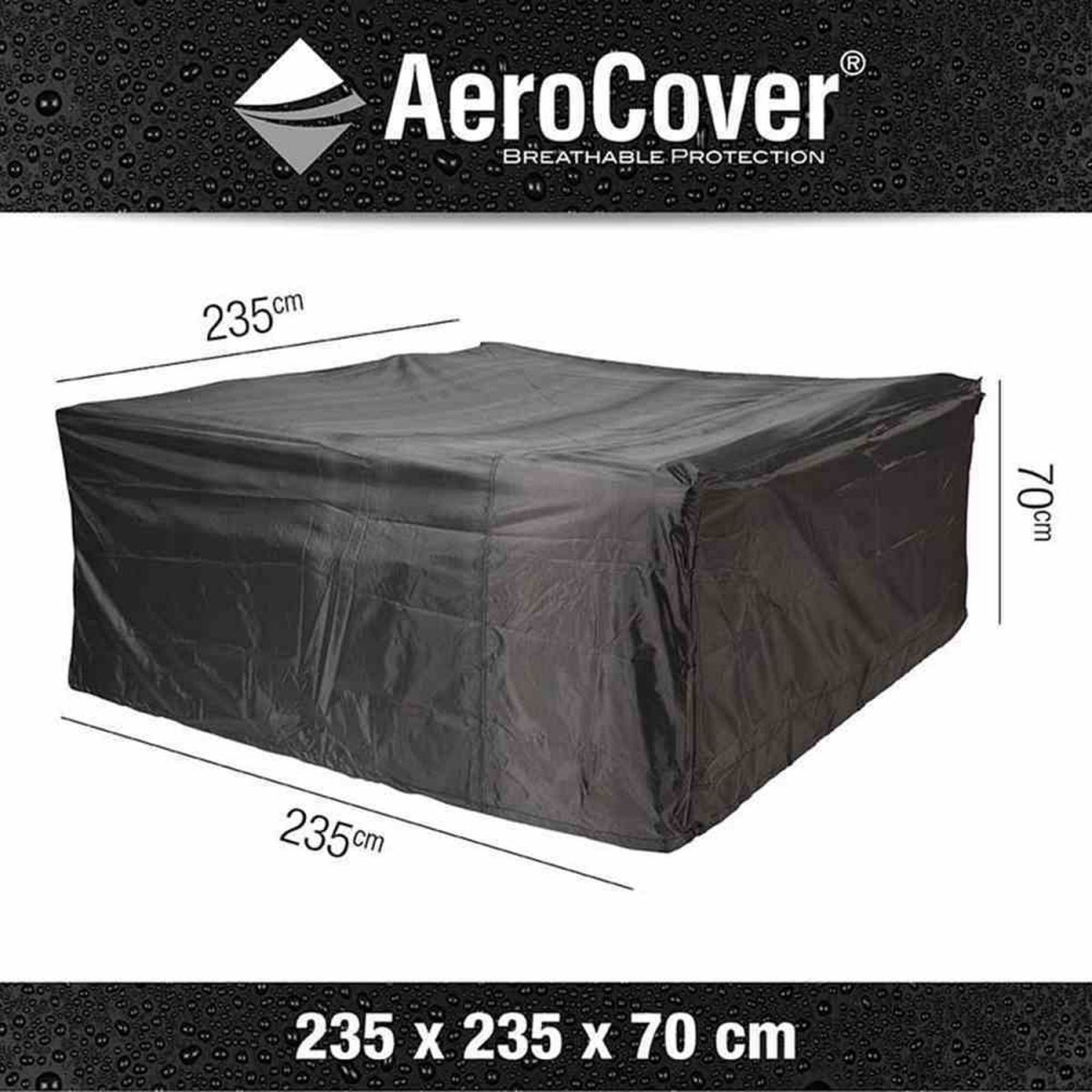 Schutzhülle Aero Cover für Lounge-Sets 235 x 235 x 70 cm Bild 6