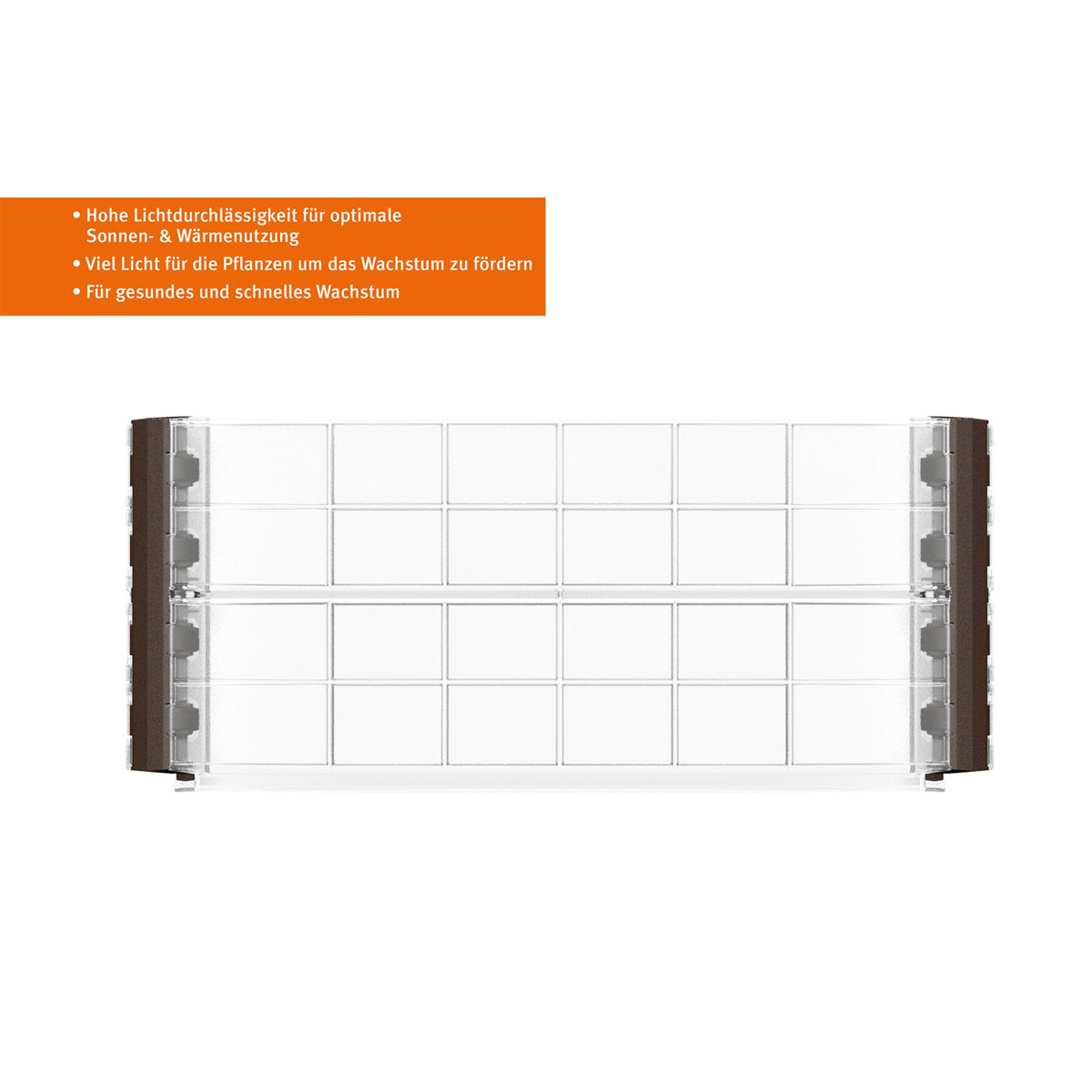 Garantia Wachstumsmodul Ergo Quadro für Hochbeet-System Größe L Bild 2