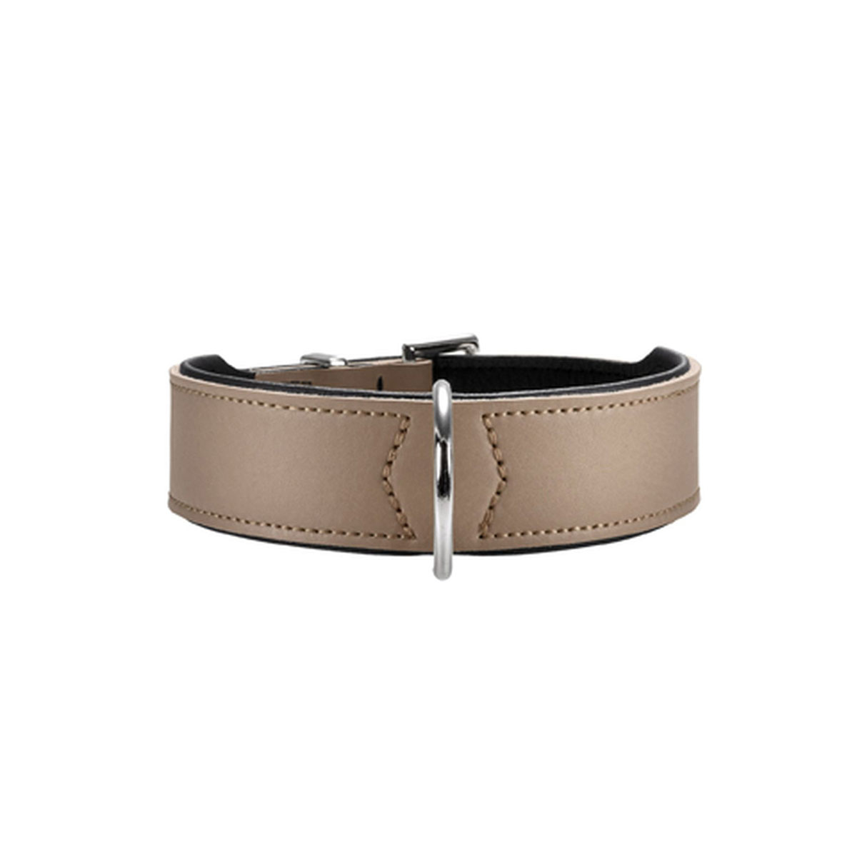 Hunter  Dog Halsband Basic nickel/stone 51-58,5 cm
