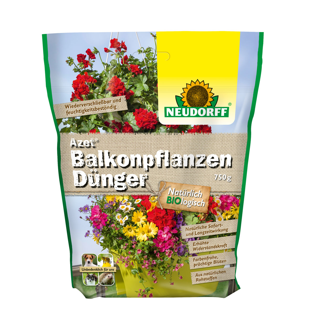 Neudorff Azet Balkonpflanzen Dünger 750 g