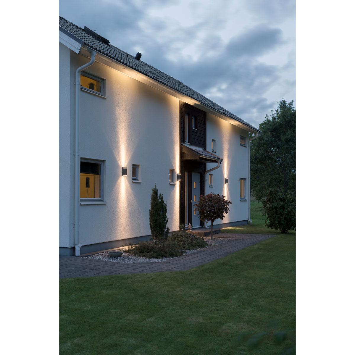 Konstsmide Außenwandleuchte Modena Aites Up und Down schwarz Bild 3