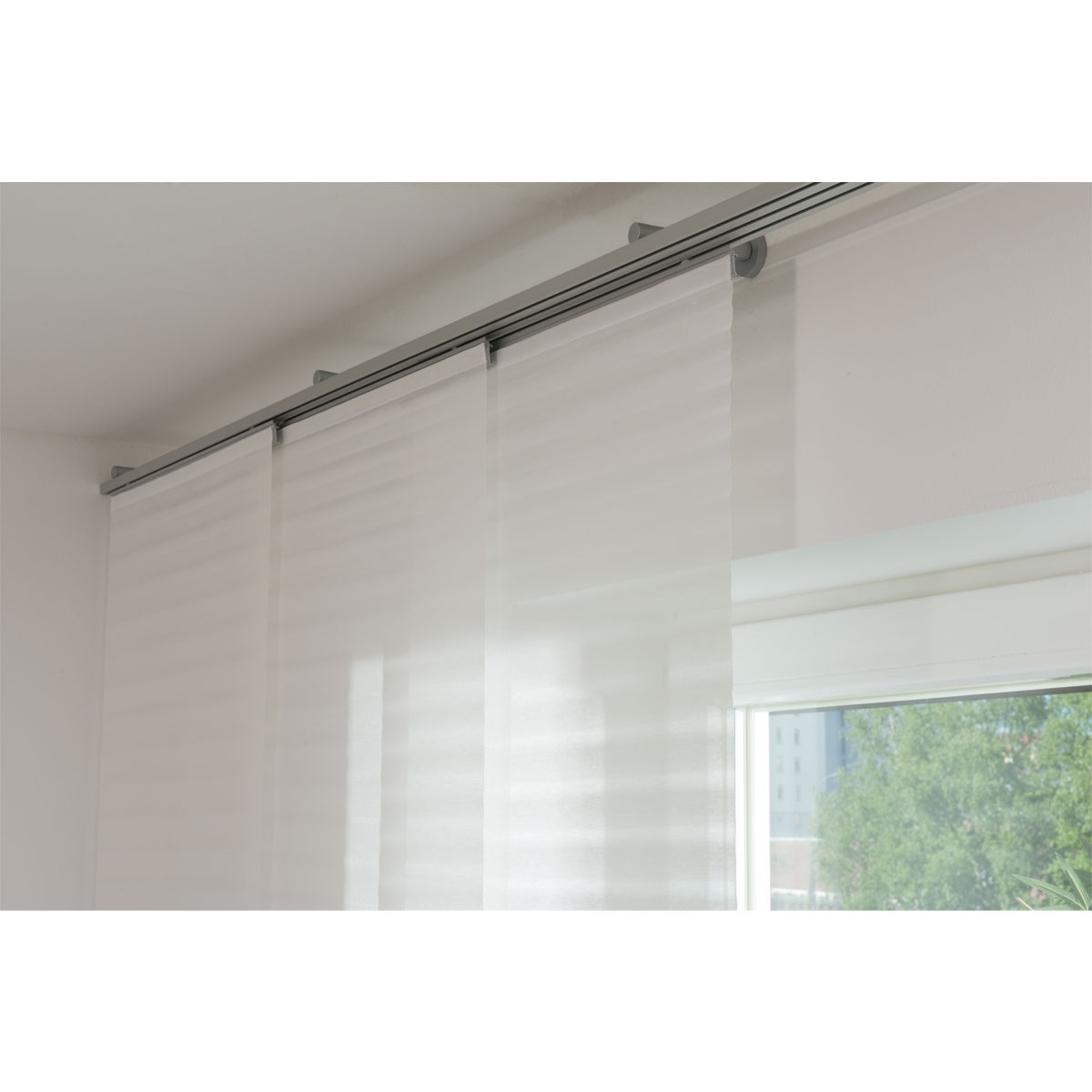 Gardinia Flächenvorhang Flame 300 x 60 cm weiß Bild 6