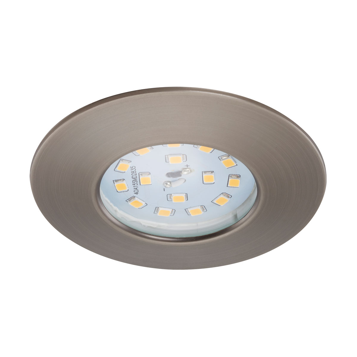 Briloner LED-Einbauleuchte 7,5 x 2,8 cm grau