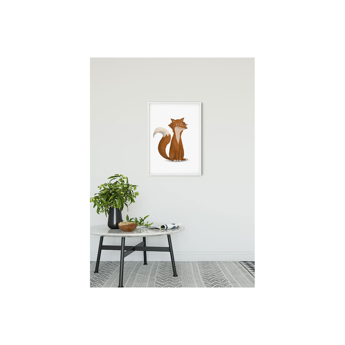 Komar  Wandbild Cute Animal Fox 30x40 cm