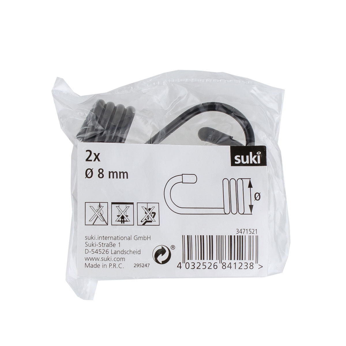Suki Spannhaken für Expanderseile beschichtet 8 mm 2 Stück Bild 2