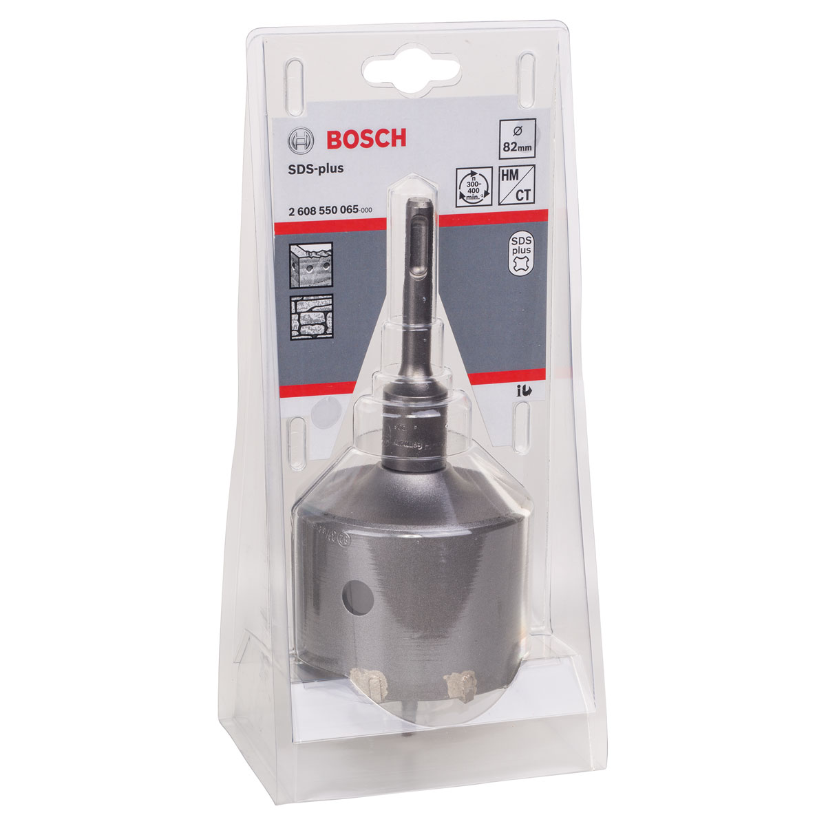 Bosch Professional  3-teiliges Hohlbohrkronen-Set SDS plus 82 mm Bild 2