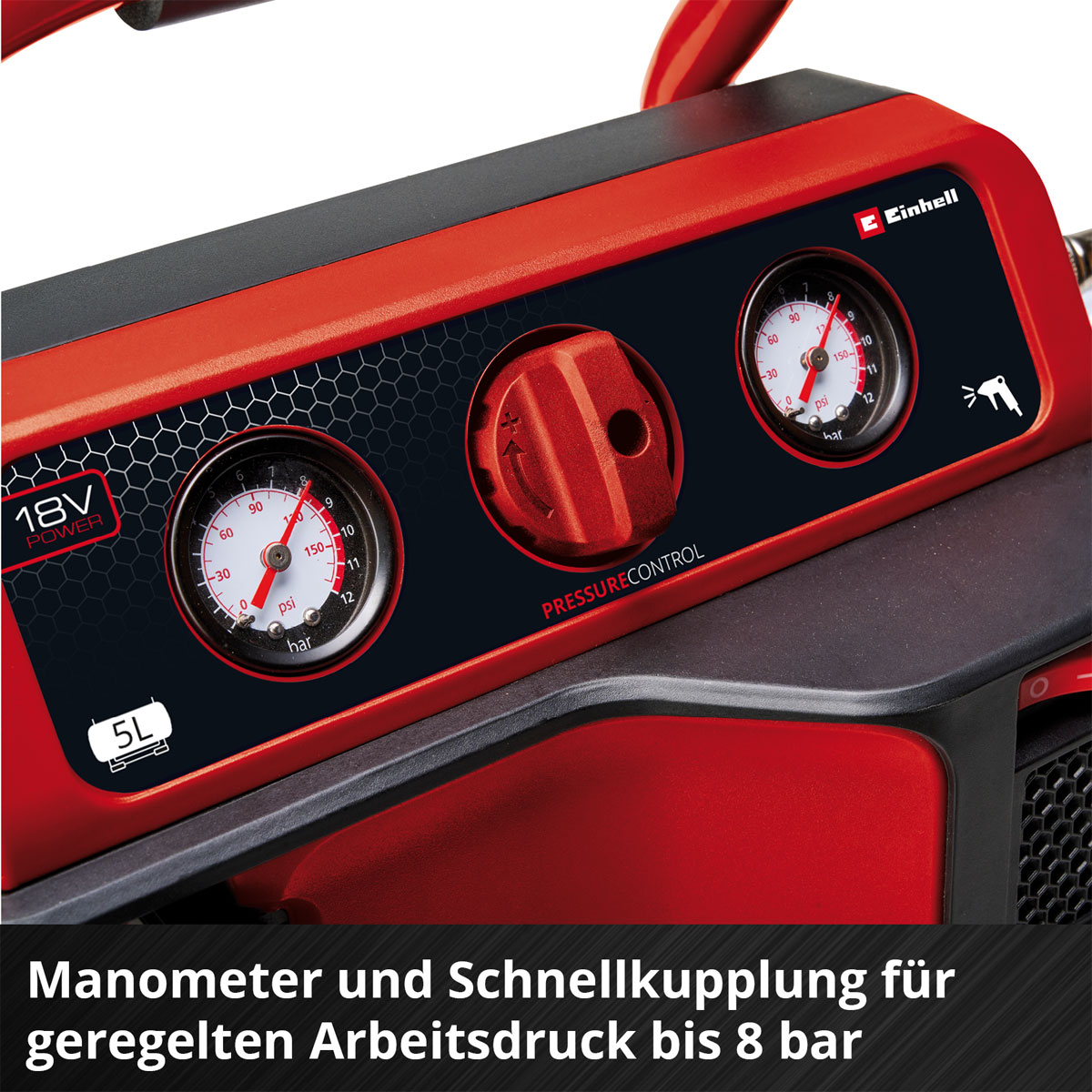Einhell Akku-Kompressor TE-AC 18/75 Li OF-Solo Bild 9