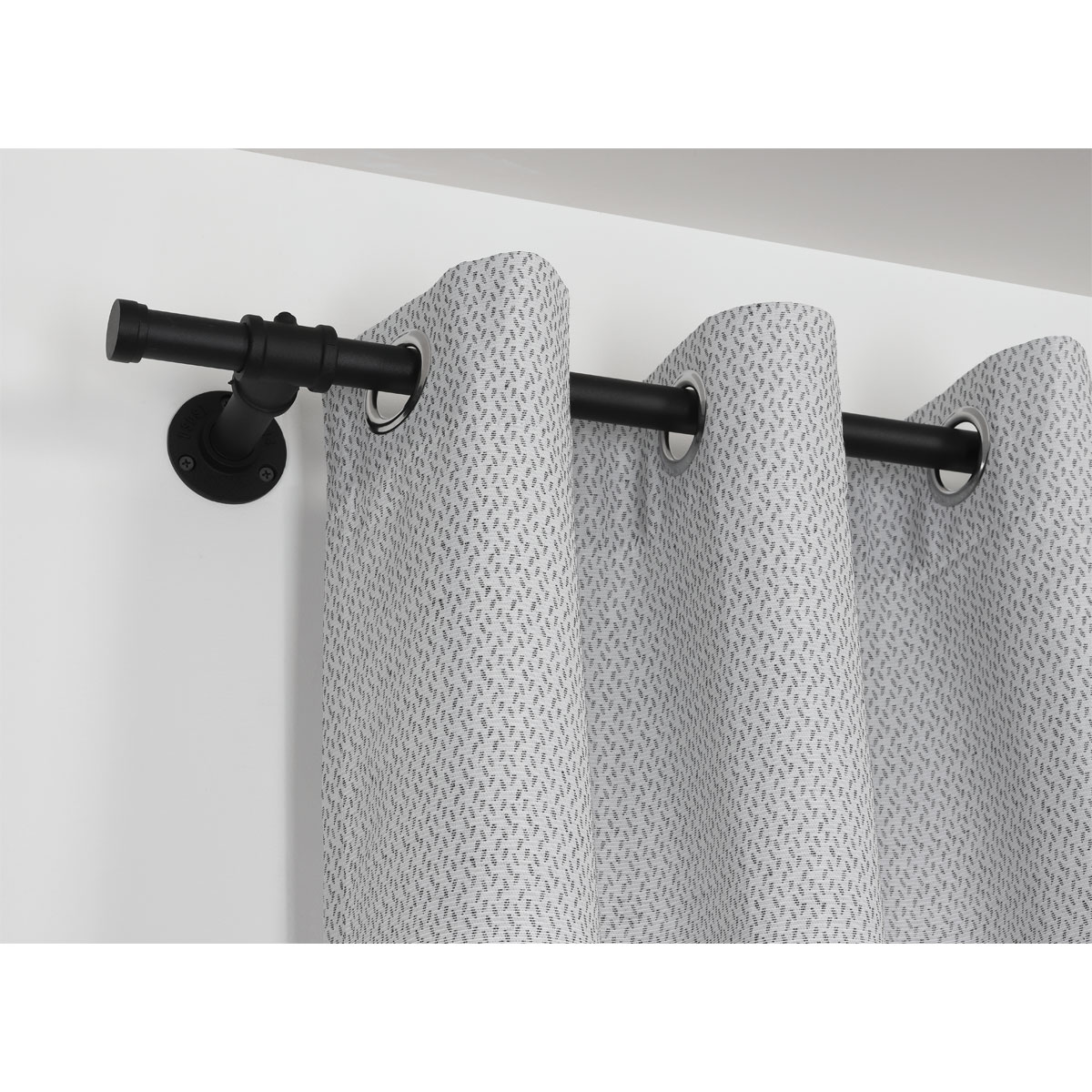 Gardinia Gardinenstange Industrial Home schwarz 2 m Bild 7