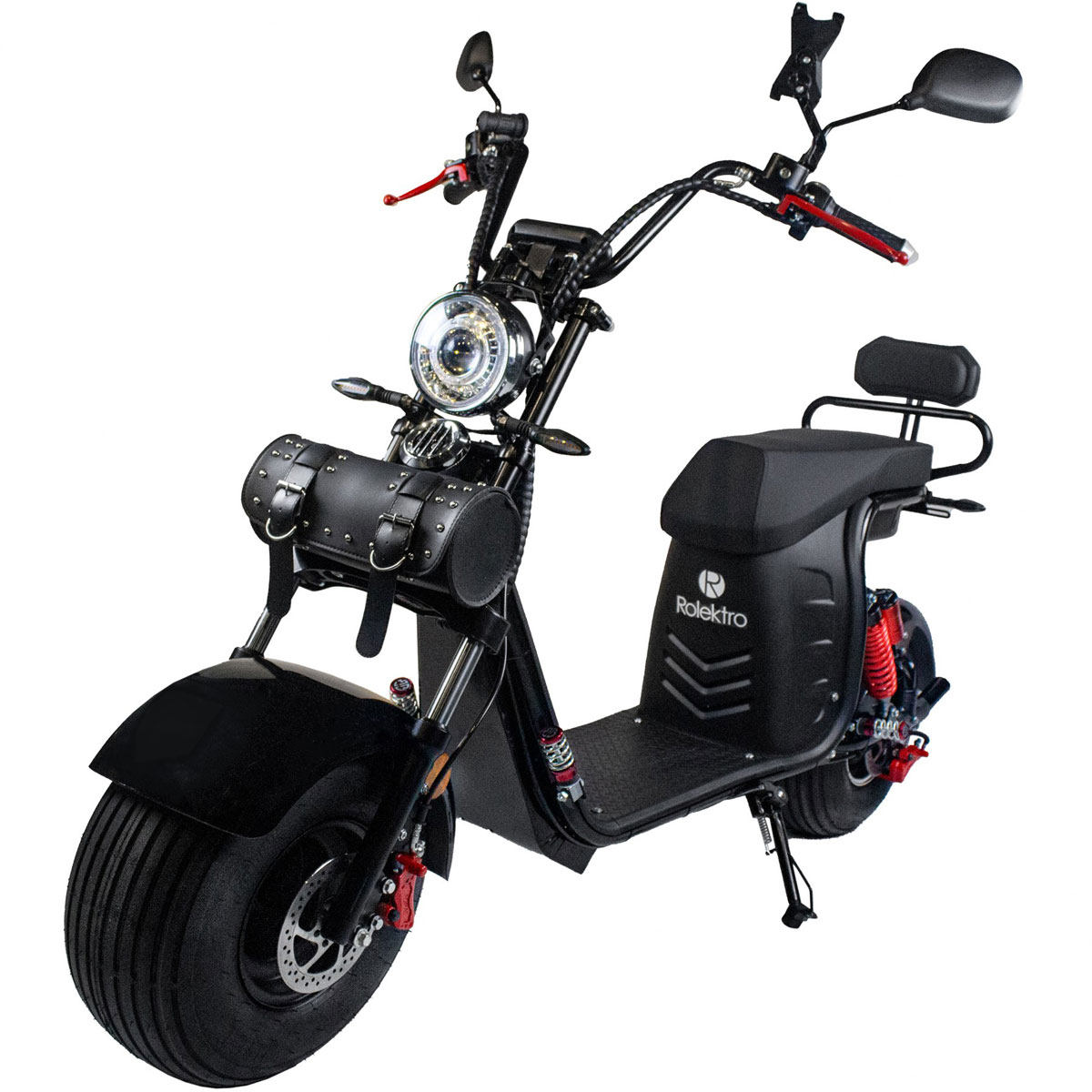 Rolektro E-Cruiser Schwarz, 45km/h Bild 4