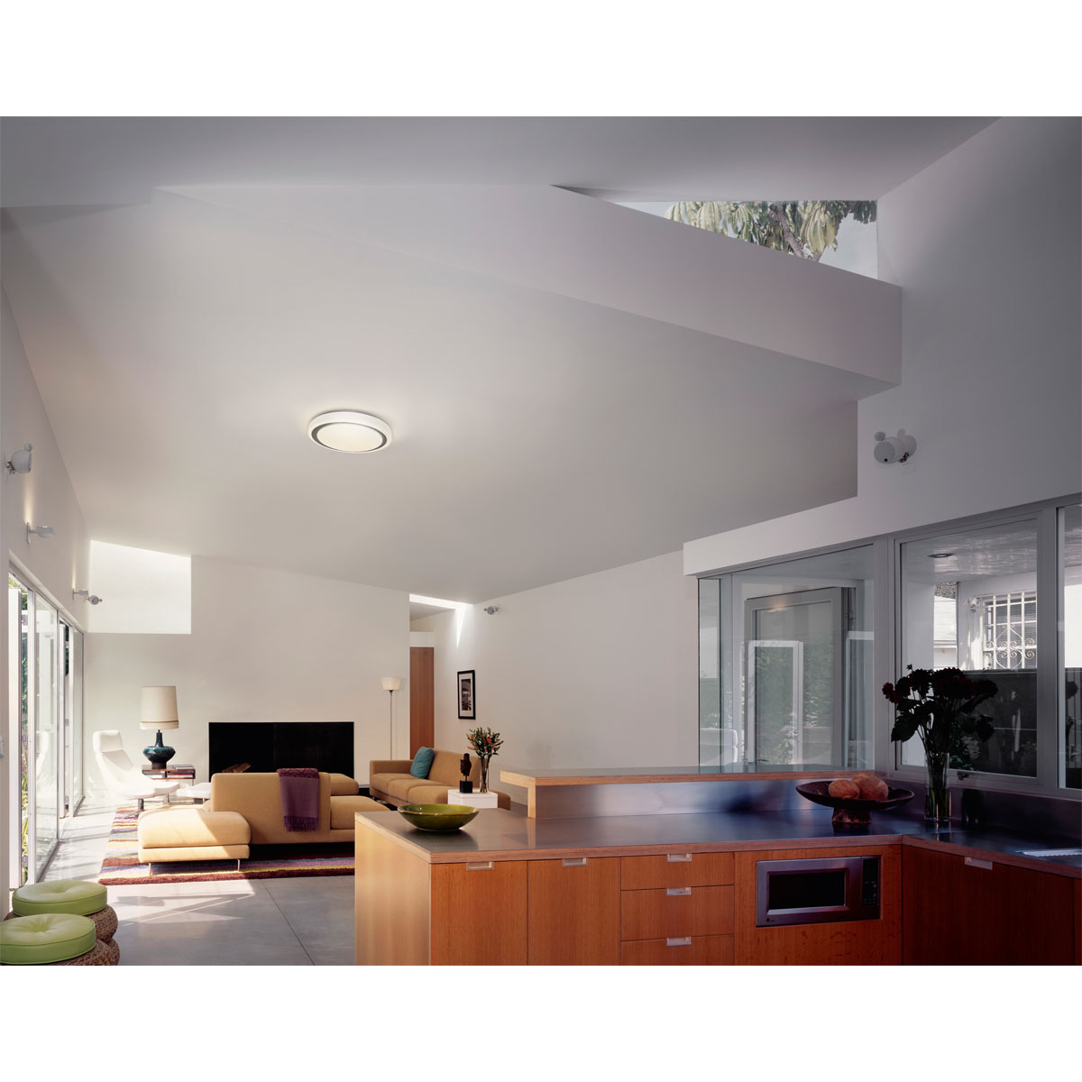 Ledvance SMART+ Deckenleuchte Orbis Moon Durchmesser 38 cm weiß-schwarz Bild 6