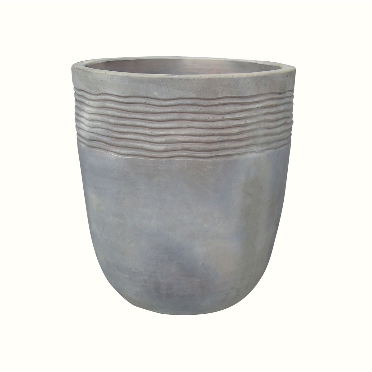 Haveson Pflanztopf Rille L Durchmesser 40 x 45 cm Chocolate