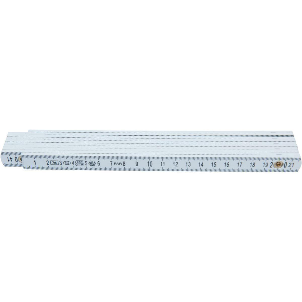 Krone  Kunststoff-Gliedermaßstab 2m