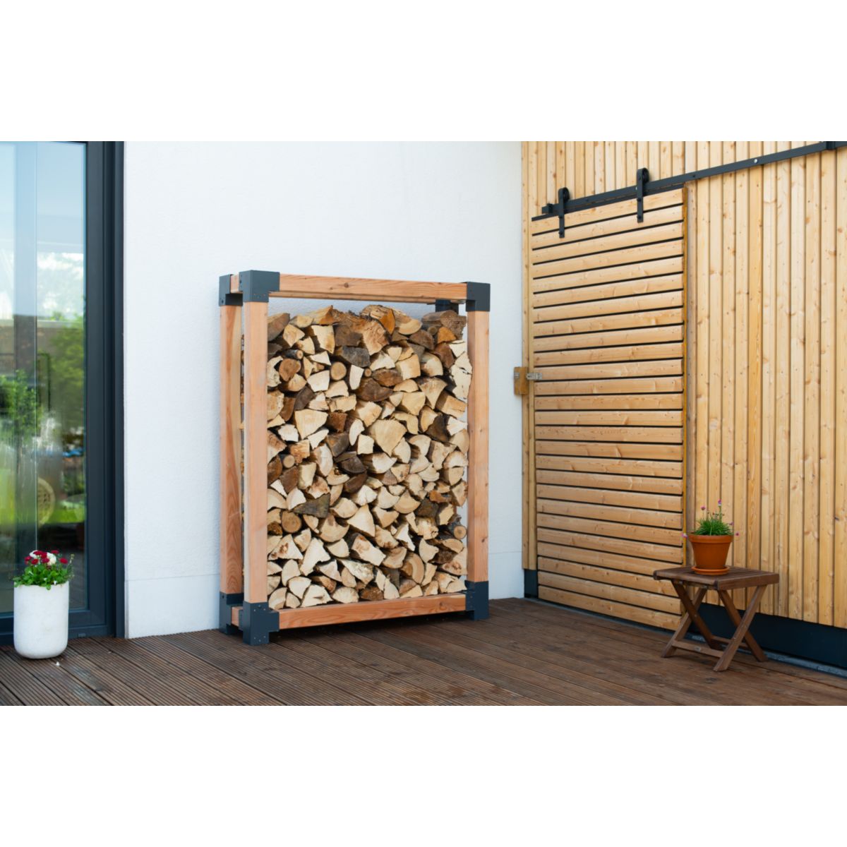 Westmann Kaminholzregal Michel XL 40x138x180 cm Bild 7