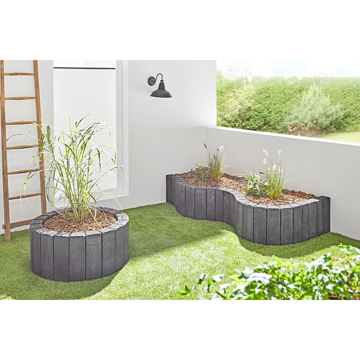 Palisade „Magica“ 12,5x10x40cm anthrazit Bild 2