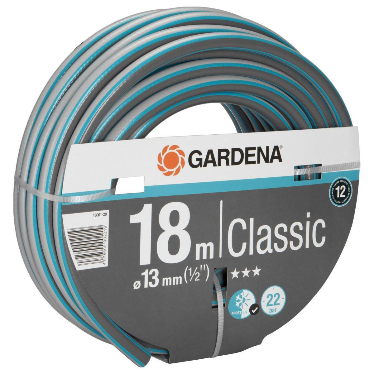 Gardena  Classic Schlauch 13 mm 1/2 18m ohne Systemteile