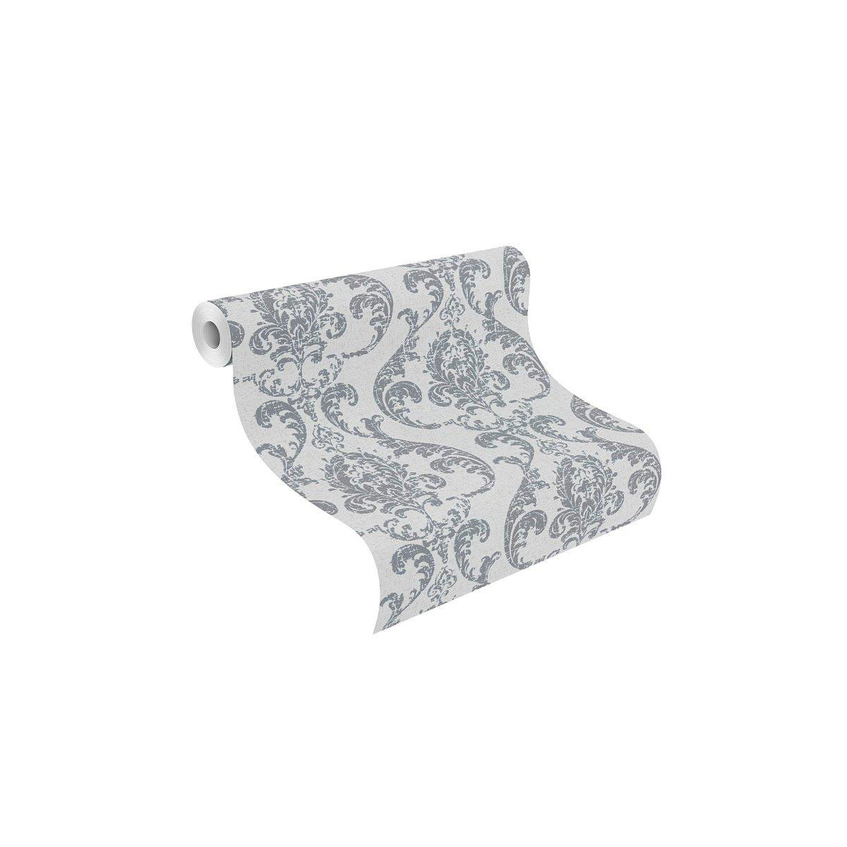 Vliestapete 10,05x0,53 m Ornament Silber Bild 2