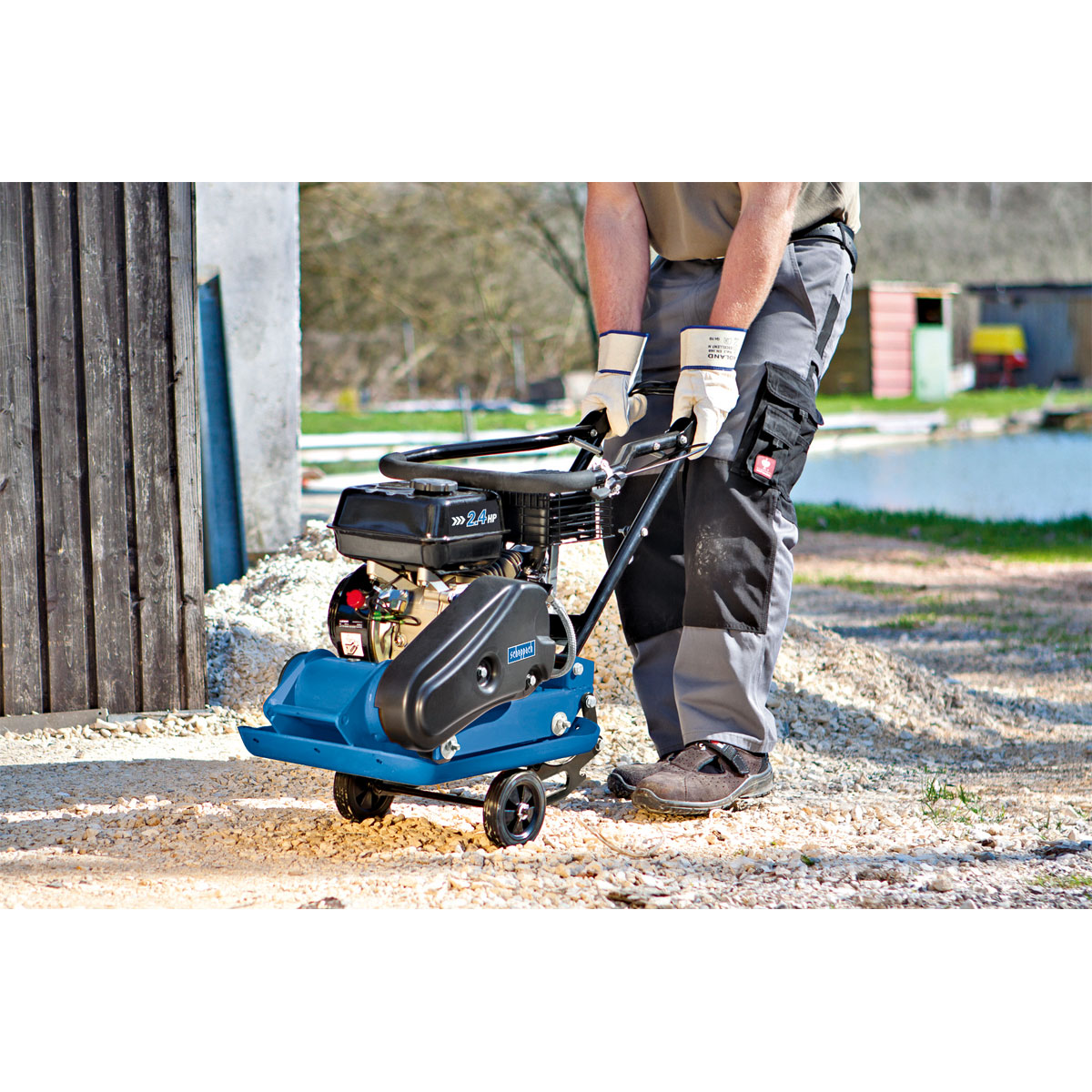 Scheppach Rüttelplatte HP800s Bild 5