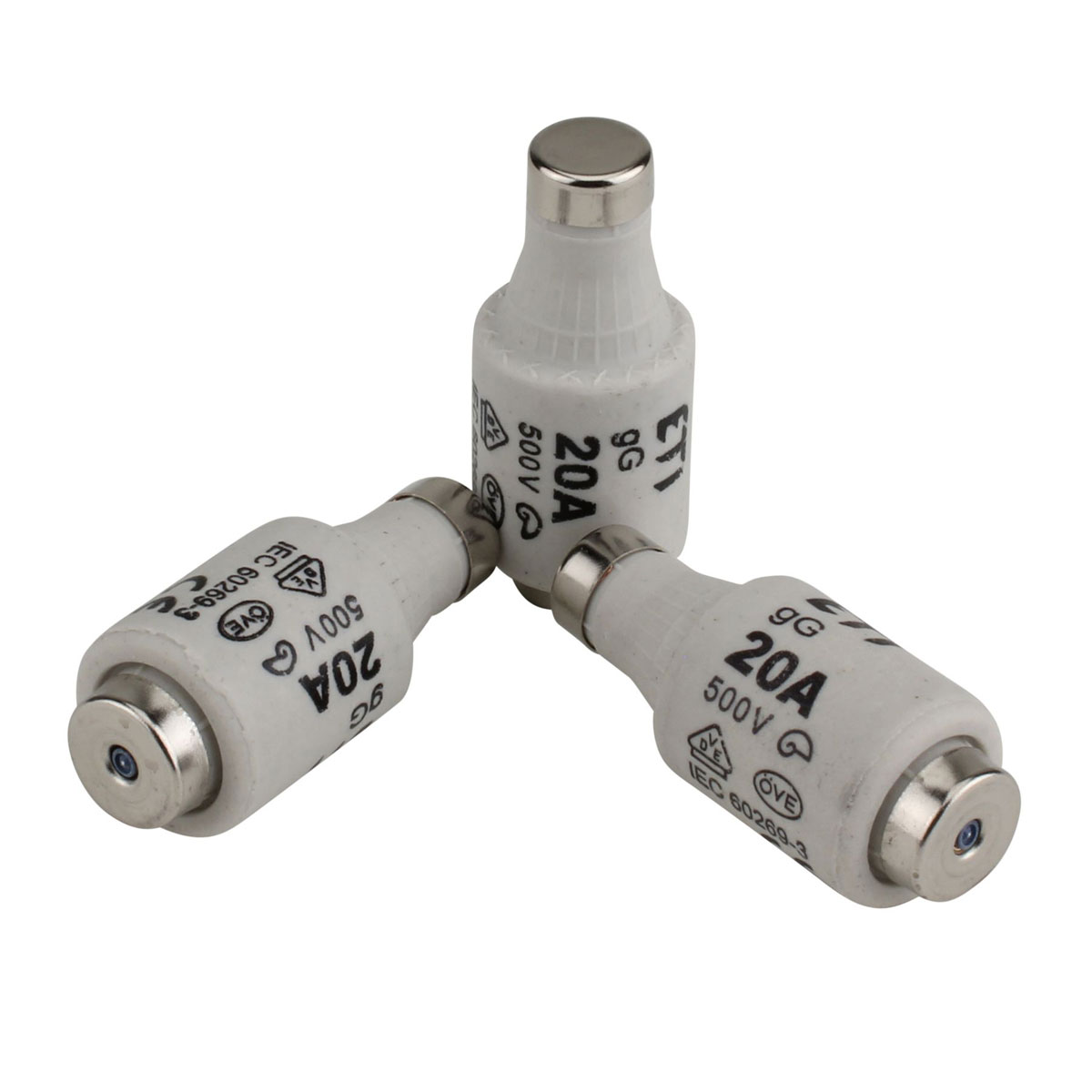 Sicherungspatrone DII 500V E27 5 Stück