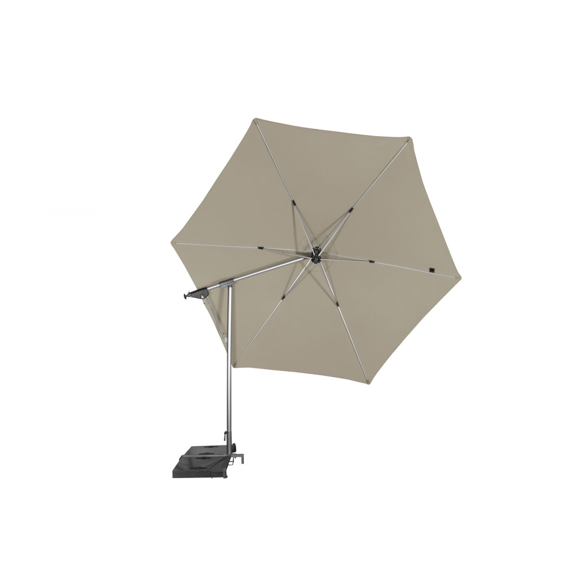 Doppler Sonnenschirm Sunline Pendelschirm II 290 cm Greige