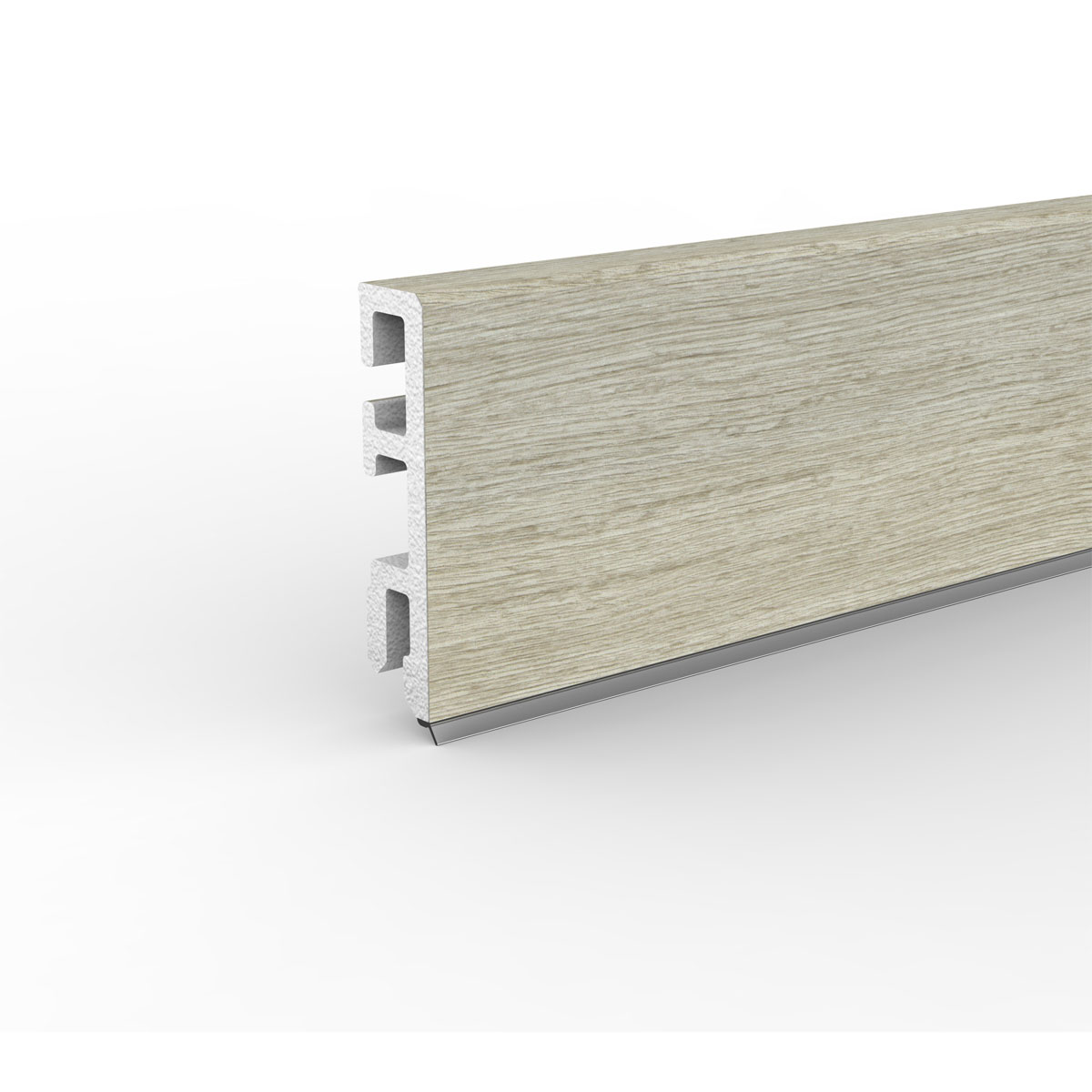 Sockelleiste Cubica 60 Groda 13 x 60 x 2500 mm