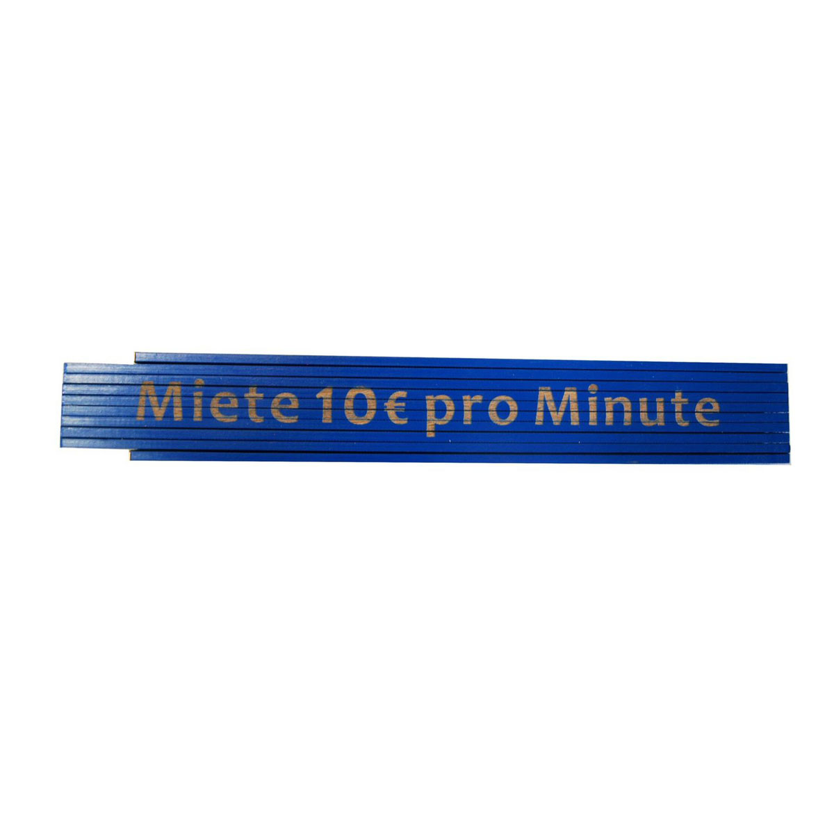 Meterstab Miete 10 Euro pro Minute 2m blau