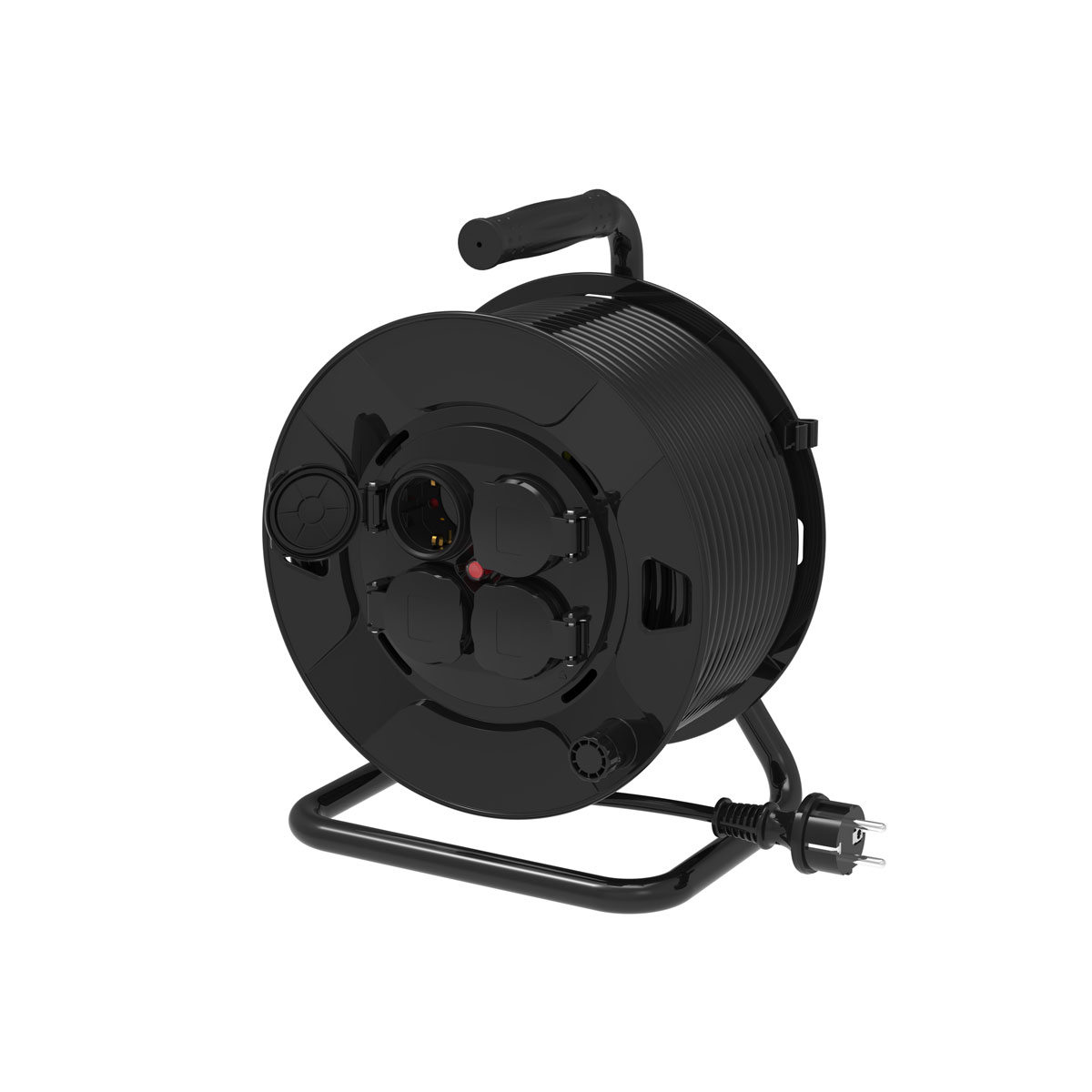 Flector Technik Kabeltrommel 40 m IP44 4-fach Schuko