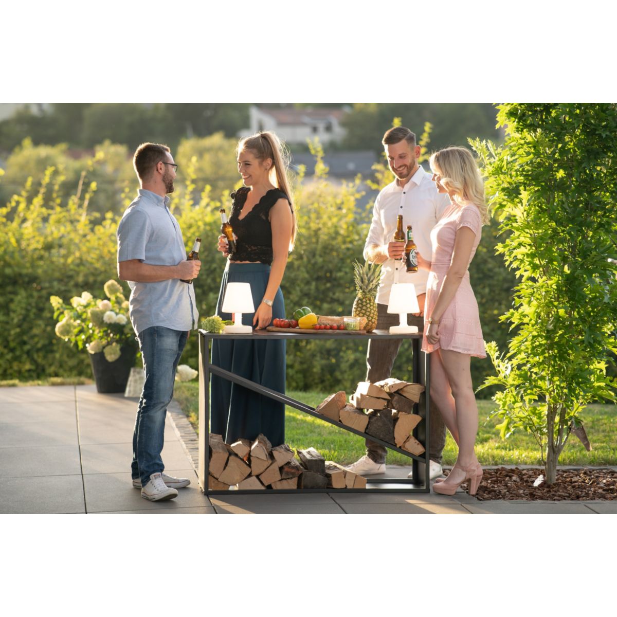 Westmann Kaminholzregal Hugo 35x115x80 cm Bild 7