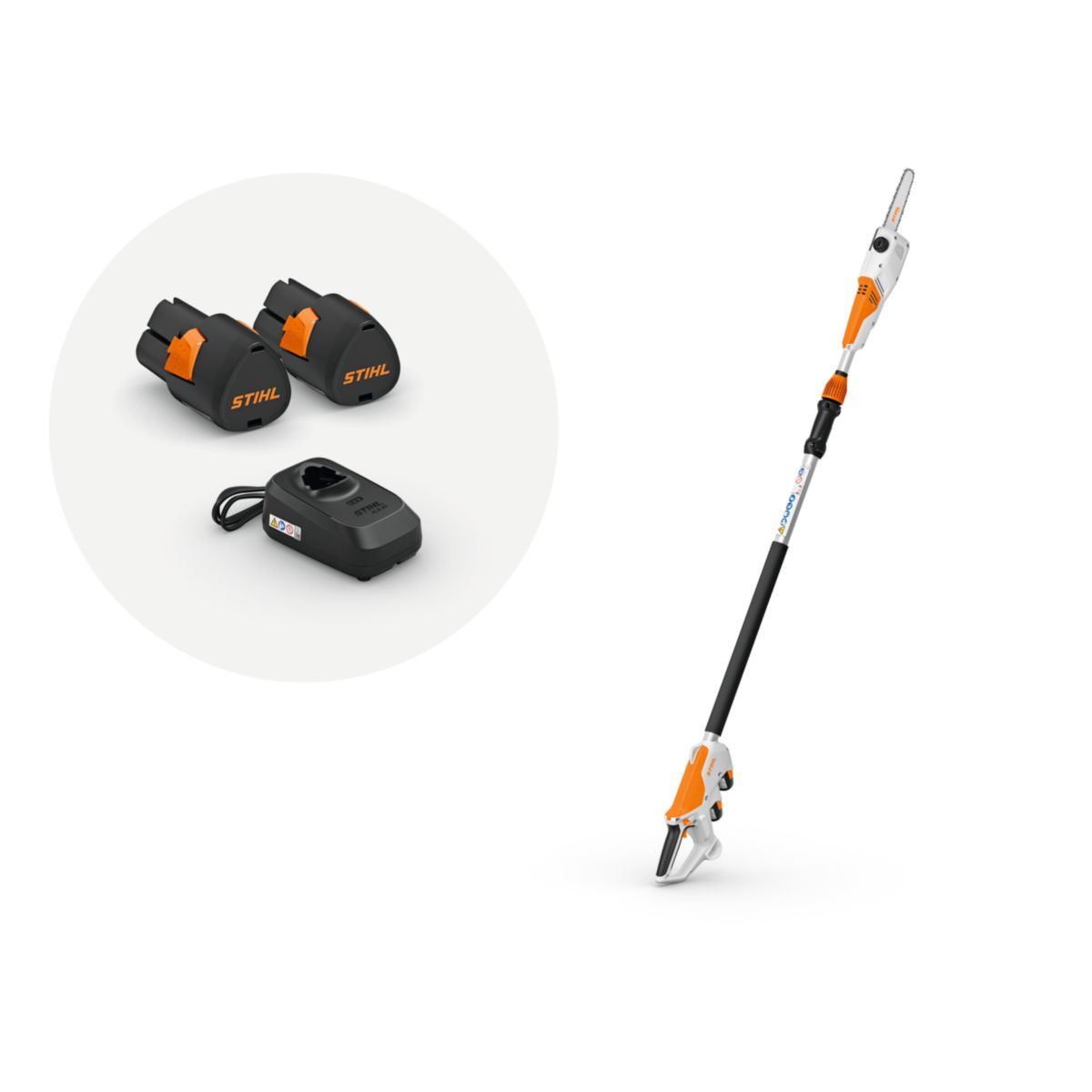 Stihl Akku Hochtaster HTA 30 Set 2x AS 2 + ALS 31