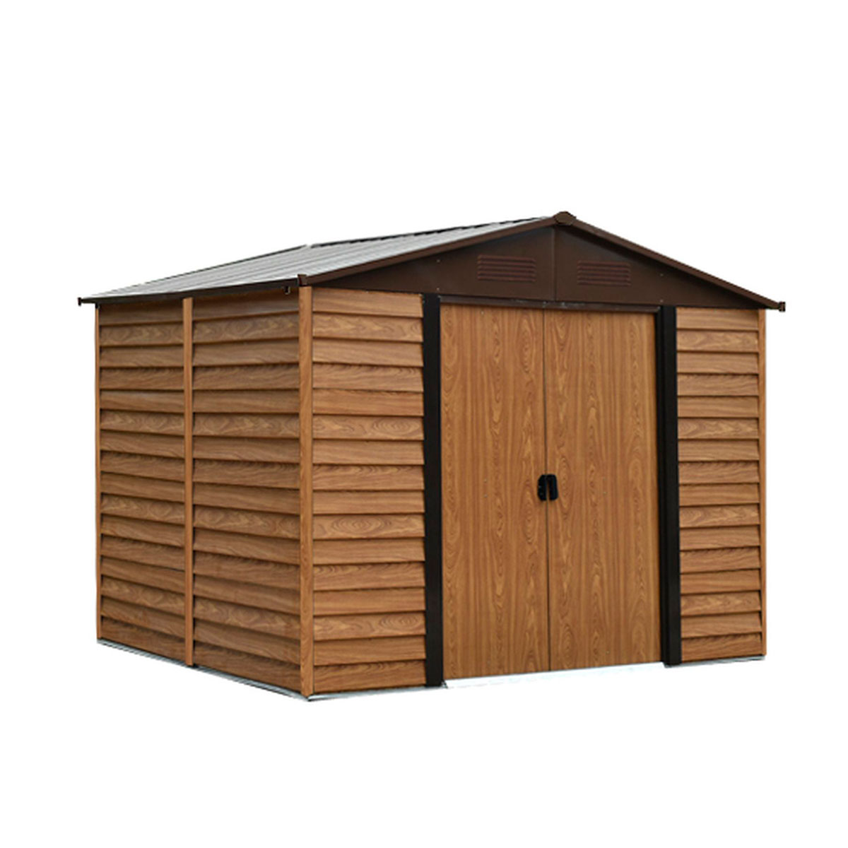 Pergart Gerätehaus Frankfurt II 10,9m² holzoptik Bild 1