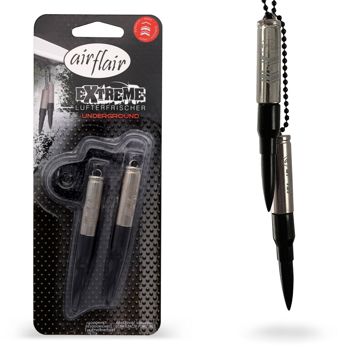 Lufterfrischer Extreme Bullets Underground Bild 1