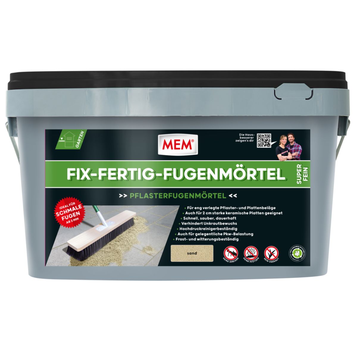 MEM Fix-Fertig-Fugenmörtel Super Fein sand 20 kg