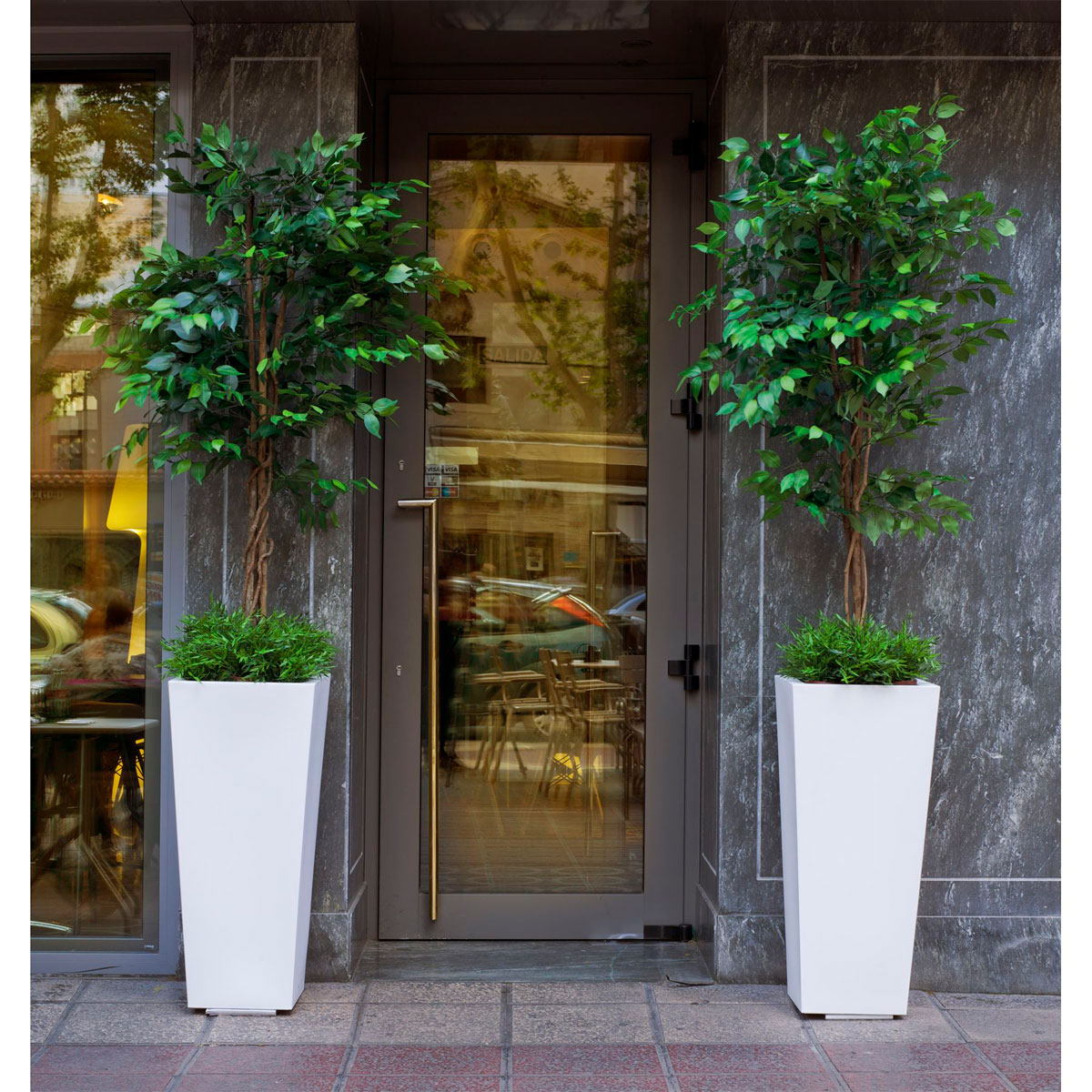 NewGarden Blumentopf Melisa 50 Ø50 cm weiß