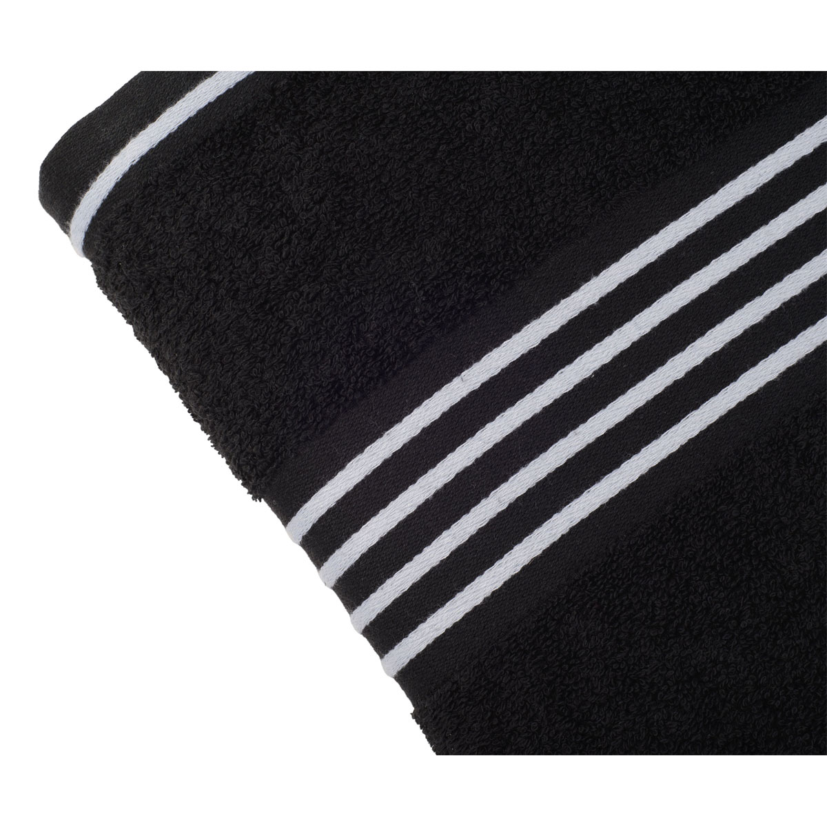 Gözze Frottier-Duschtuch Rio 70 x 140 cm schwarz vollfarbig Bild 3