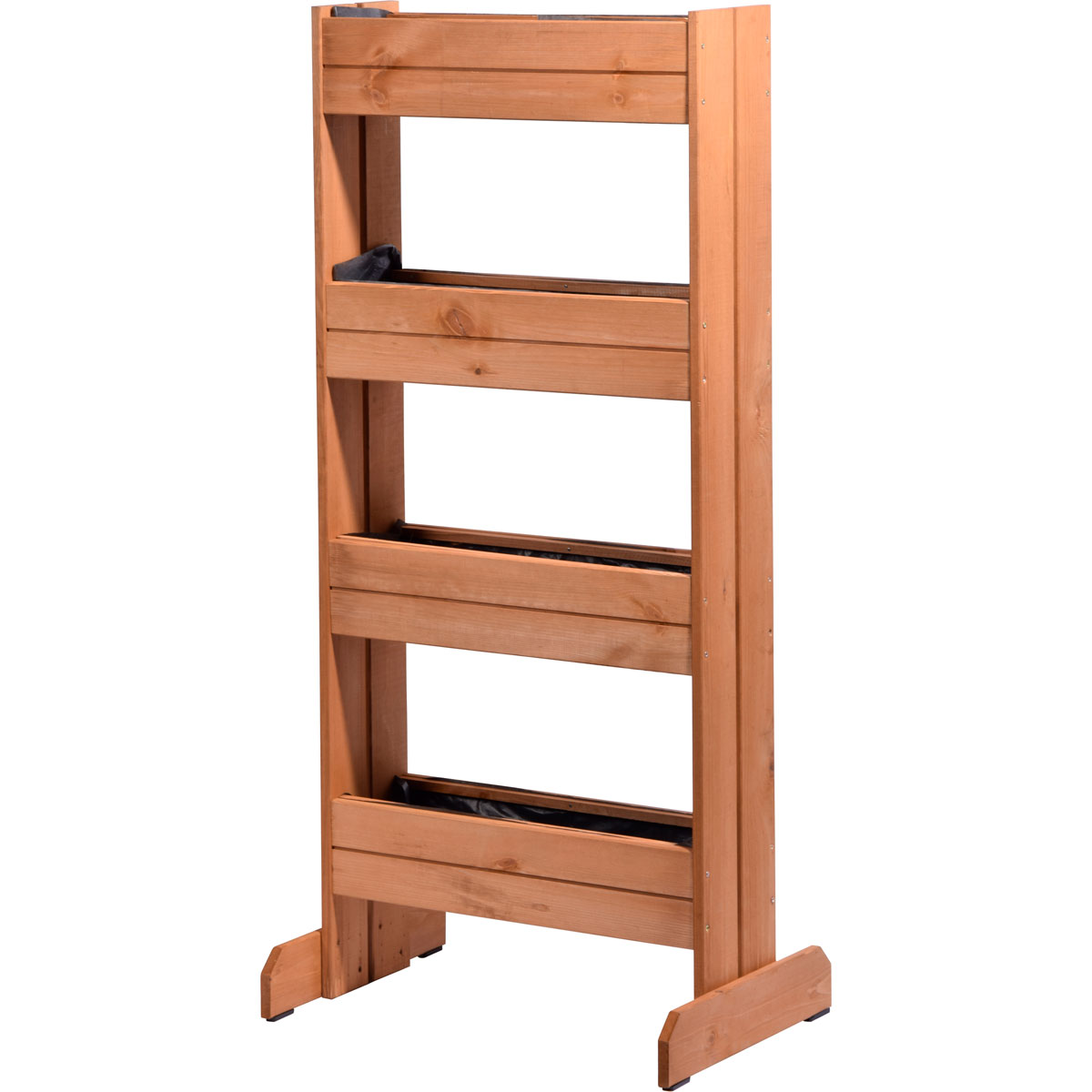 dobar Hochbeet 55 x 125 x 40 cm braun