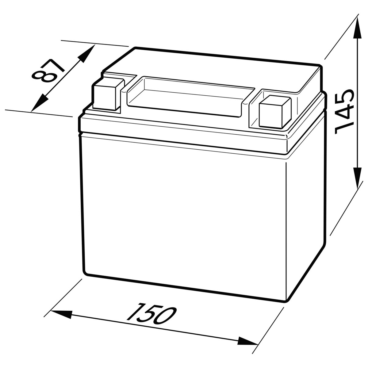 Batterie GEL YTX14-BS 14Ah 260A Bild 8