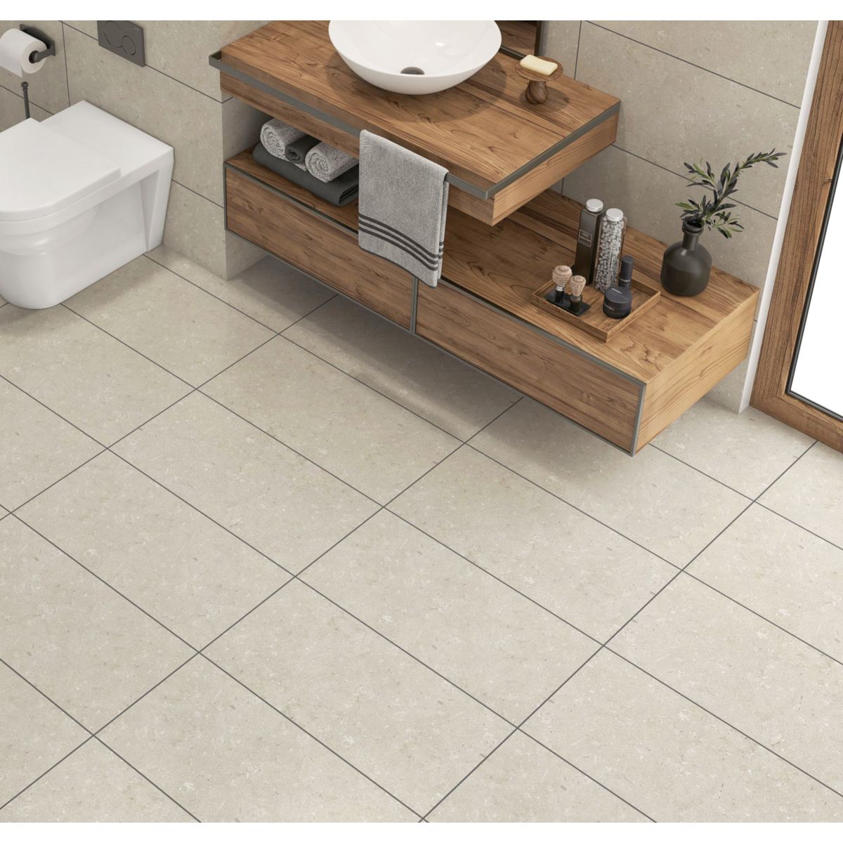 Feinsteinzeug Brighton beige matt BRG001, 30x60x0,8cm Bild 2