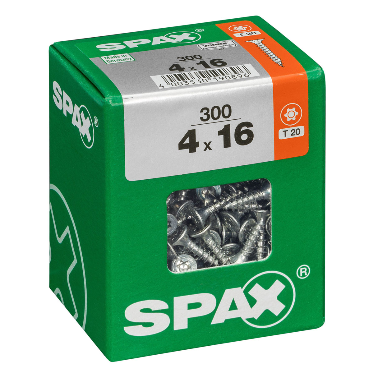 Spax Universalschrauben WIROX Senkkopf 4 x 16 L 300 Stück Bild 2