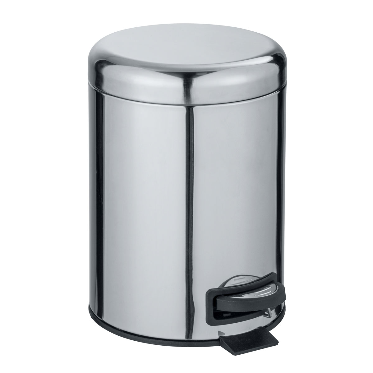 Wenko  Kosmetik-Treteimer Leman Edelstahl Glänzend 5 L Bild 1