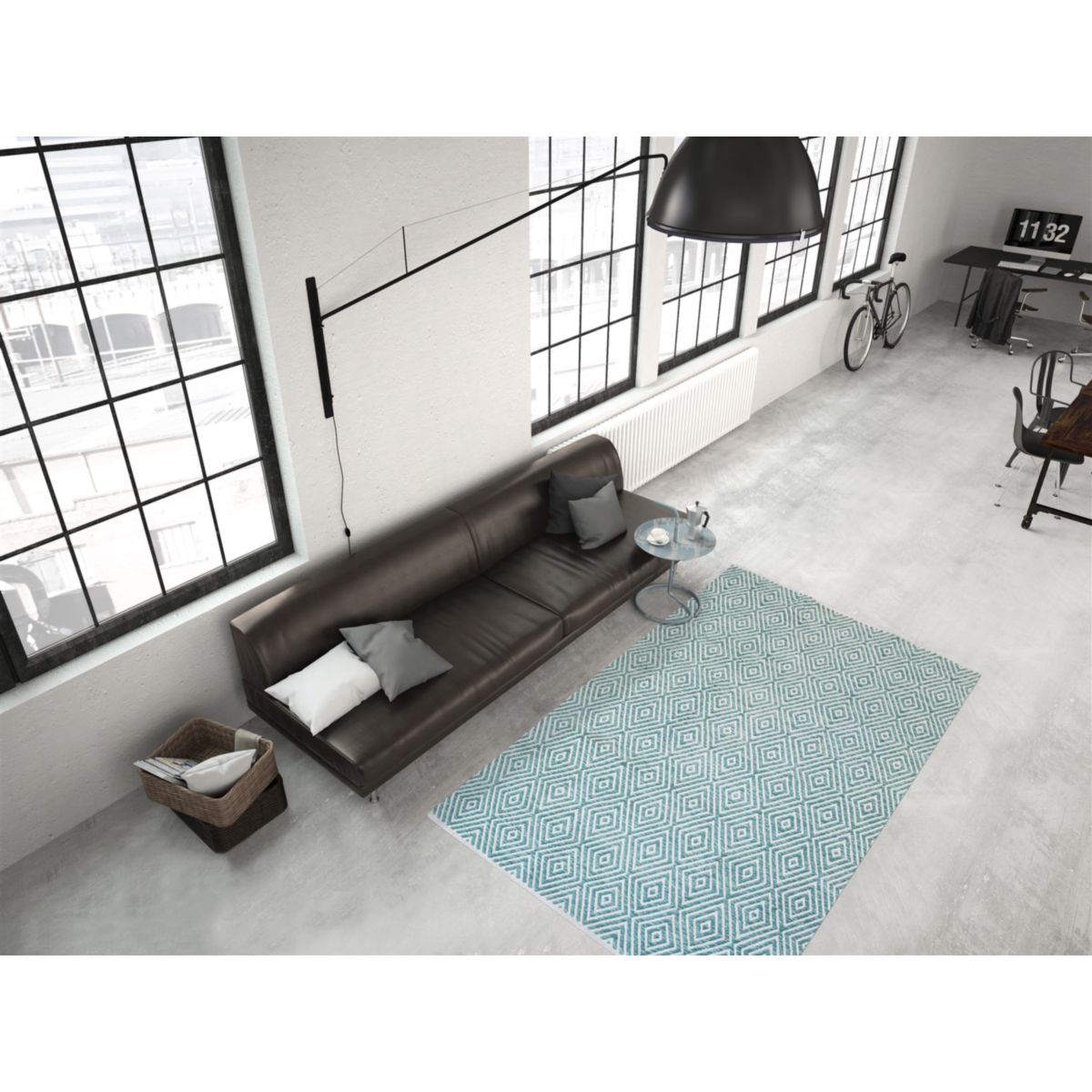 Teppich „Aperitif“ 310 Türkis, 160x230cm Bild 4