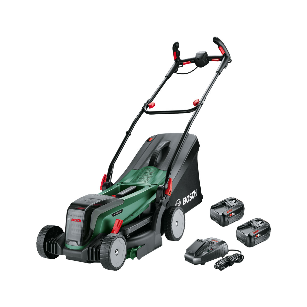 Bosch  Akku-Rasenmäher Universal Rotak 2 x 18V 37-550