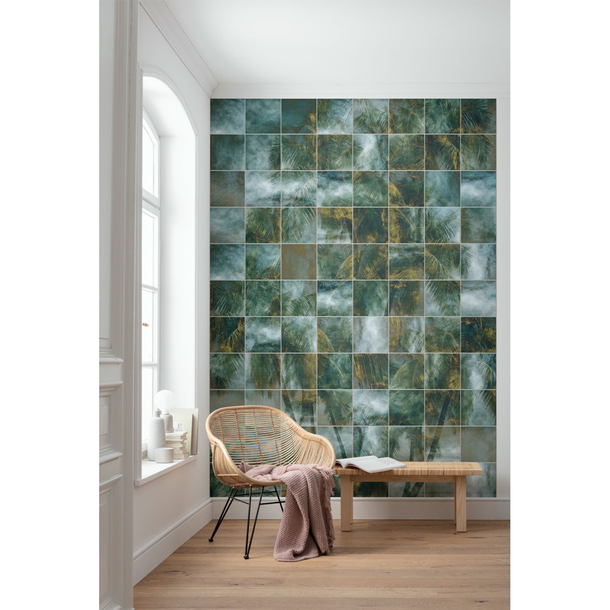 Komar  Vlies Fototapete Palm Puzzle 200x280 cm