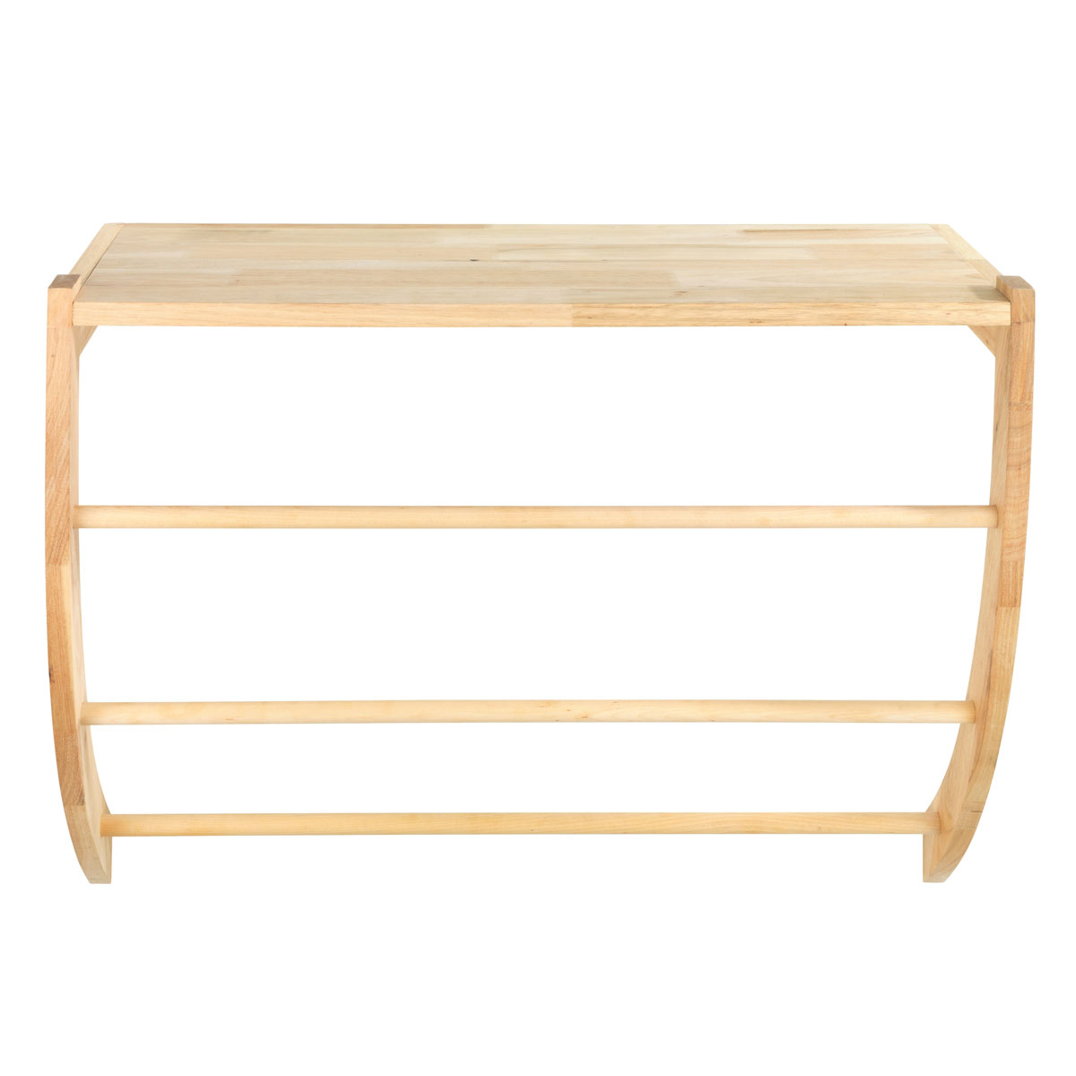 Wenko  Wandregal Norway Walnussholz Badezimmerregal Wohnregal Bild 5