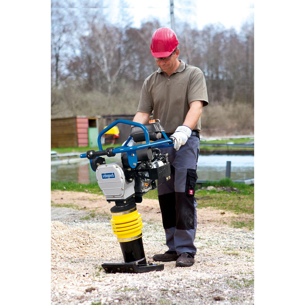 Scheppach Vibrationsstampfer SV1000 5.5PS Bild 2