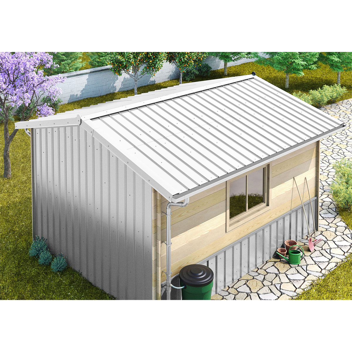 SDF Dach- und Fassadenblech 118 x 58,5 x 2 cm Bild 2