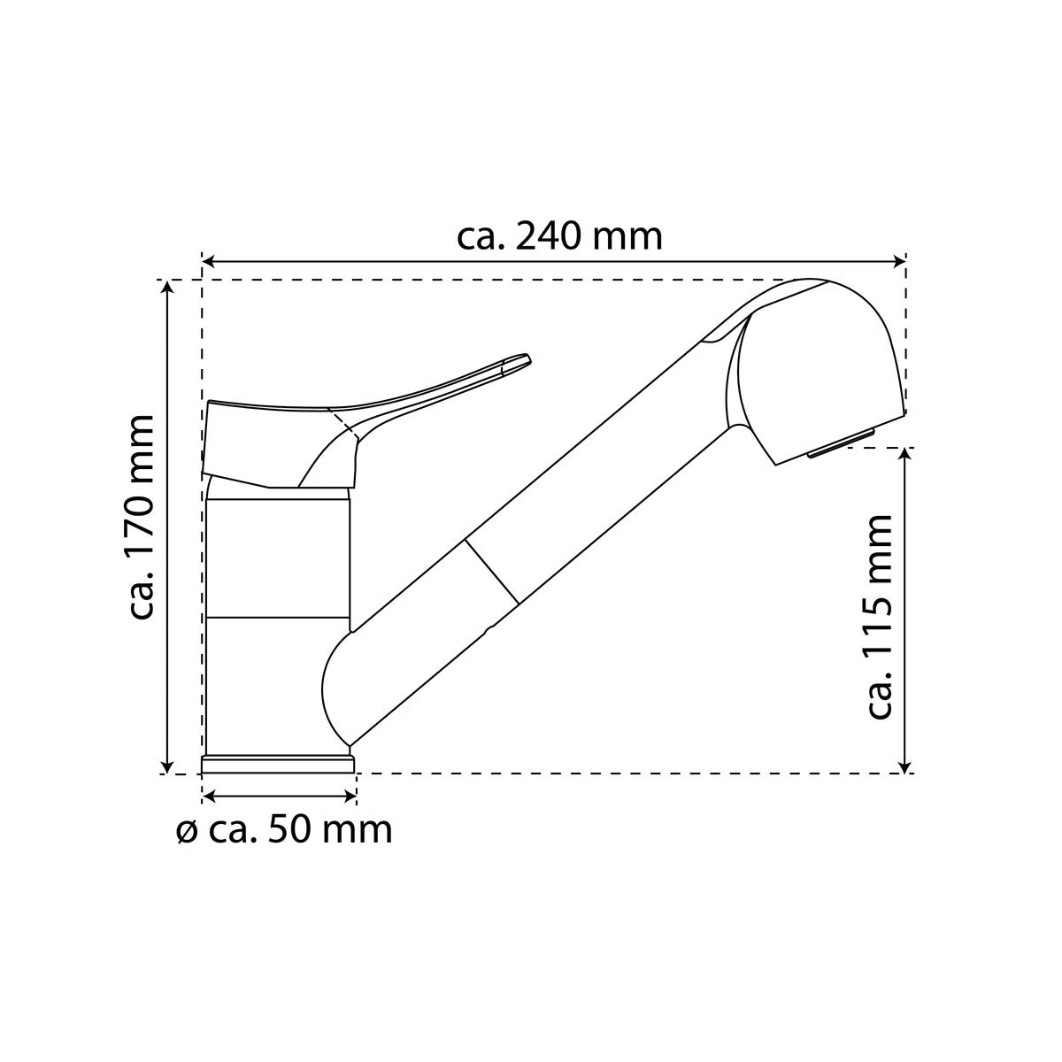 Schütte Niederdruck-Spültischarmatur Verona chrom Bild 5