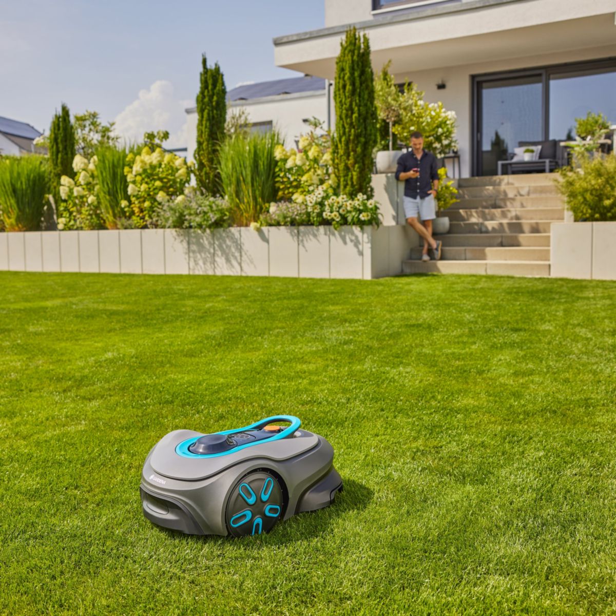 Gardena Mähroboter smart SILENO free Set 800 m² kabellos Bild 7